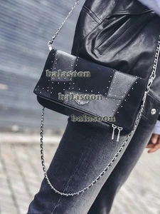 Borsa Zadig&Voltaire doppia catena tracolla pelle bovina cuciture camoscio - Foto 1 di 16