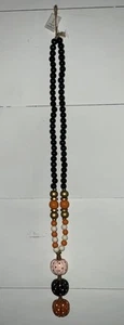 Simply Southern, Beaded Pumpkin Necklace, NWT - Picture 1 of 4
