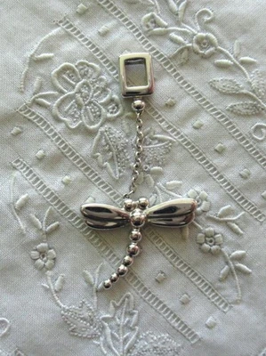 SILBERNER ANHÄNGER - LIBELLE - PIERRE LANG - WIE NEU - Bild 1 von 2