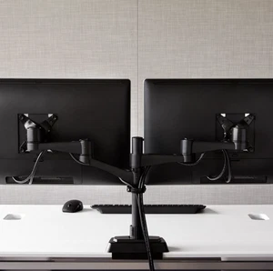 Vari Dual-Monitor Arm 180 Degree - NEW - Picture 1 of 5