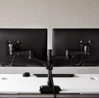 Vari Dual-Monitor Arm 180 Degree - NEW - Image 1 of 4