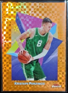 Topps Finest 2024-25 NBA - Kristaps Porzingis naranja #5 refractor X/250 - Imagen 1 de 3