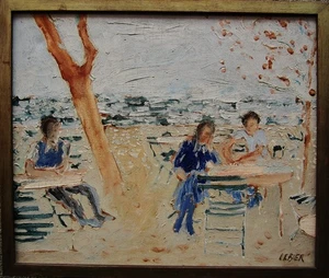 Daniel Lebier *1941, "Der gelbe Baum", um 1960/70 - Bild 1 von 10