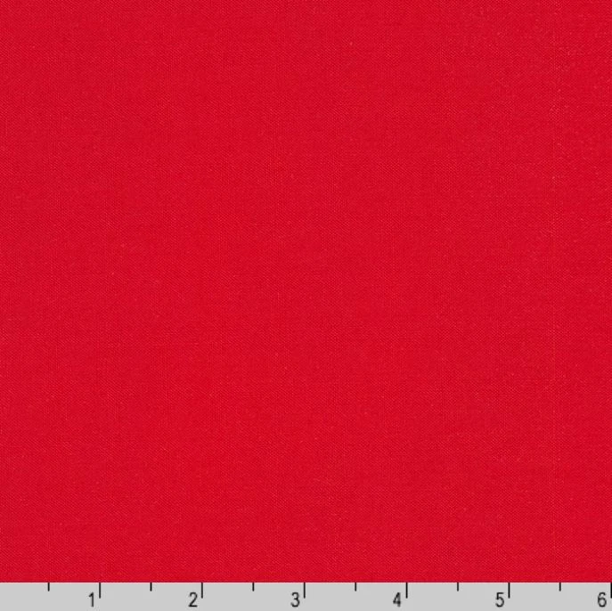 Cotton Kona Cotton Solid Red Cotton Fabric Solid by the Yard D150.11 - Image 1 of 1