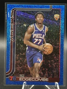 2025 Topps VJ Edgecomb Blue Glitter Shimmer FOIL 76ers RARE GRADE IT! RC SP 703 - Bild 1 von 2