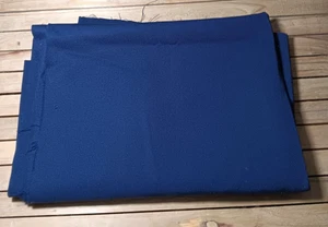 Sewing Fabric Navy Blue Wool 1 yd x 50" - Picture 1 of 5