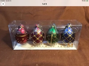Metropolitan Museum of Art “Russian imperial Faberge miniature eggs“ Ornaments 4 - Picture 1 of 2