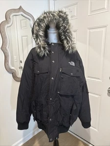 North Face Gotham II HyVent Heavy Down Jacket Black Mens XL - Picture 1 of 10