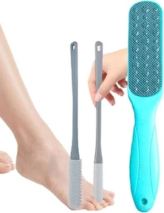 Toe Cleaning Brush 15.7" Foot Scrubber in Shower with Long Handle Grey  - Picture 1 of 7