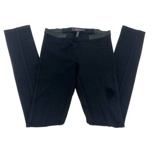 BCBGMaxAzria Leggings Negros Talla XS Slim Fit Pantalones Mujer 0-2 - Imagen 1 de 6