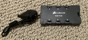 Corsair 6-Port RGB LED Hub - used, good condition - Photo 1/3