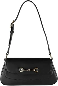 Bolso de Hombro Mocasín Sam Edelman Loraine Cuero Negro Cierre Magnético - Nuevo en Caja - Imagen 1 de 5