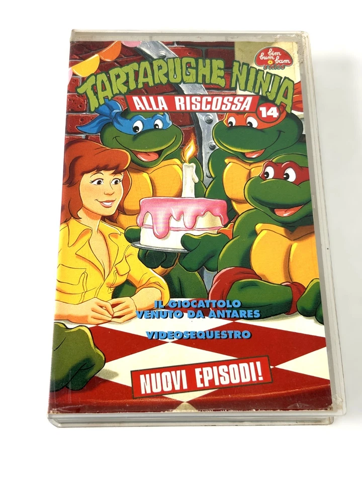 Tartarughe Ninja - Alla riscossa vol. 2 - VHS : Bim Bum Bam - Video DEL 1987 - Immagine 1 di 4