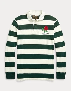 Ralph Lauren Herren Classic Fit Gestreiftes Trikot Rugby Moosachat Multi Größe XL - Bild 1 von 5