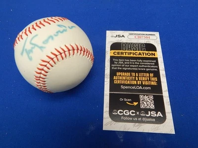 Tommy LaSorda SIGNED Official Leagu BASEBALL!  JSA Certified Champion Sports - Image 1 of 3