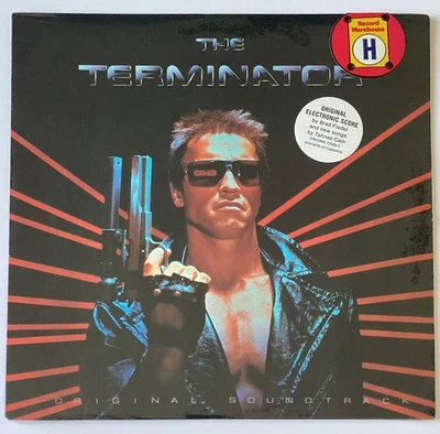 THE TERMINATOR ~ Schwarzenegger *SEALED* Orig 1984 RARE Soundtrack HYPE LP NEW - Image 1 of 4