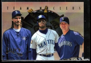 1996 Select Team Nucleus Edgar Martinez Ken Griffey Jr Randy Johnson #9 HOF - Picture 1 of 2