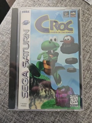 Croc: Legend of the Gobbos Sega Saturn Brand New Sealed W/Hangtag Unpunched - Image 1 of 4