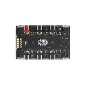 Argb Fan Hub For Pwm Fans Multi Connection Magnetic Sata Power Compact Design - Picture 1 of 7
