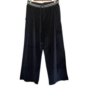 Victoria's Secret Velourhose weites Bein Damen Größe XL schwarz Gummibund Y2K - Bild 1 von 5