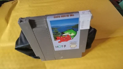 Black Bass Hot B Fishing Used NES Original Video Game - Image 1 of 2