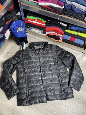 VINTAGE TRUE RELIGION PUFFER JACKET BLACK MENS SIZE XL RARE - Image 1 of 4