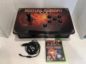 Mortal Kombat Limited Edition Klassic Fight Stick Xbox 360 KOMPLETE EDITION GAME - Picture 1 of 18
