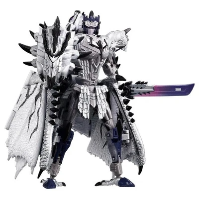 Silver Rathalos Prime SYNERGENEX T-SPARK Action Figure Transformers NEW - Image 1 of 4