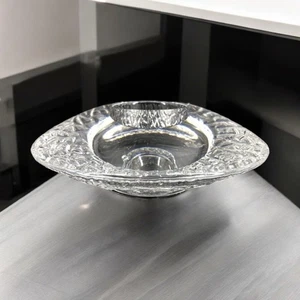 Orrefors Kosta Boda Art Glass Discus Candle Holder Lars Hellsten Sweden Vintage - Picture 1 of 5
