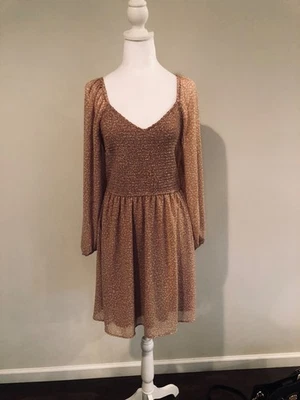 Jessica Simpson medium long sleeve foral print dress - Image 1 of 4