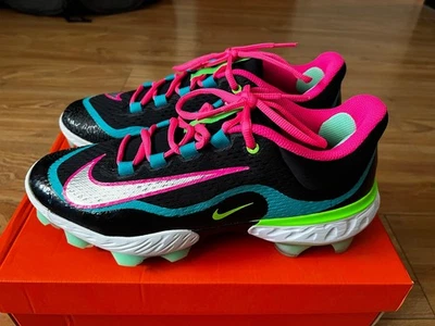 NIKE Alpha Huarache Elite 4 - Baseball Cleats - Multi-Color - Size 10 - NIB! - Image 1 of 4