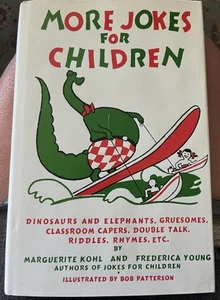 Vintage More Jokes for Children Hardcover Book Marguerte Kohl 1984 - Foto 1 di 14