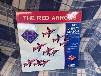 Red Arrows 40th Display Season Corgi Showcase Collection 1X PROFILE CARD MISSING - Image 1 of 4