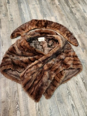 Mink Stole by Gerber Memphis Vintage 1950s  With Neck Collar - Image 1 of 3