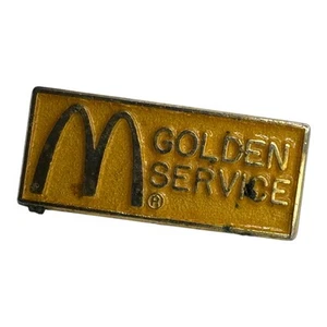Vintage McDonald’s Golden Service Employee Pin 0.75” – Taiwan - Picture 1 of 4