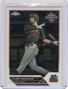 Tyler Locklear 2023 Topps Pro Debut Chrome #PDC-98 Modesto Nuts - Picture 1 of 2