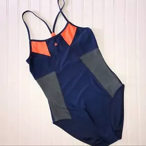 Aqua Sphere Navy Orange Aqua light full piece swimsuit size 10 / 36 - Picture 1 of 5