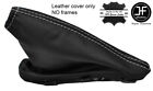 White Stitch Top Grain Leather Handbrake Boot For Land Rover Freelander 2 06-14