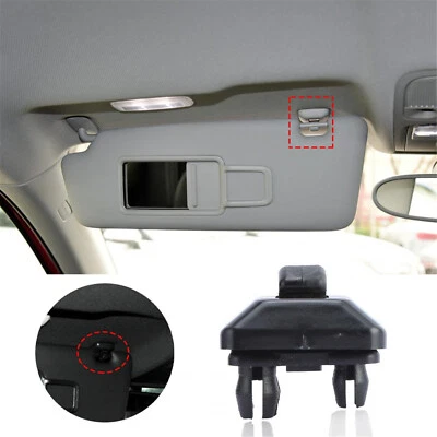 Soporte de clip para visera de sol negro para AUDI A1 A3 S3 A4 S4 A5 S5 Q3 Q5 RS3 RS4 RS5 Foto 1 de 4