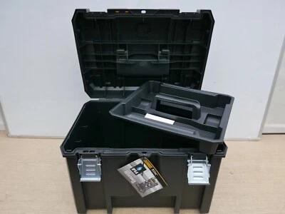 DeWALT DWST83346-1 TSTAK IP54 DEEP STORAGE BOX + TOTE TRAY - Image 1 of 2