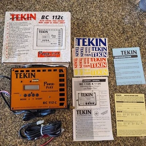 TEKIN BC112C POWER FLEX PEAK CHARGER AC/DC 12 AMP - Picture 1 of 1