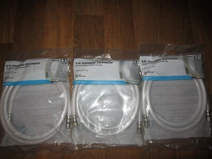 Lot of 3  5 FT. Icemaker Connector Flexible PVC Hose 1/4 IN. Inlet/Outlet - Picture 1 of 3