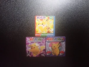 Pokemon Bros GB Pocket Mini Karte Pikachu x3 #4694 - Bild 1 von 17
