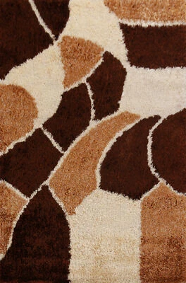 Stylish Shaggy Plush Rug 5x8 ft Luxurious Hand-tufted Rug - Image 1 of 4