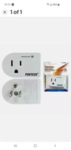 1 Pc Single Outlet 3 Prong Power Adapter Grounded Wall Tap Surge Protector Plug - Picture 1 of 1