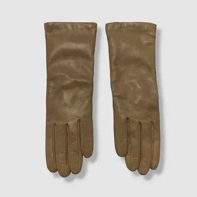 Guantes de cuero Napa de cachemir beige para mujer Portolano talla 6,5 $150 Foto 1 de 4
