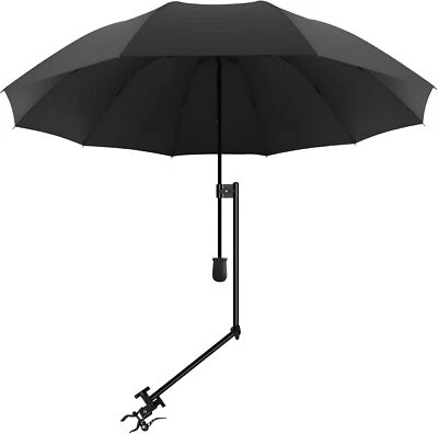 UPF 50+ Beach Umbrella with Adjustable Universal Clamp - Image 1 of 4