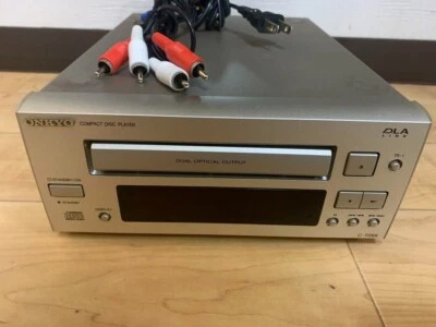 Onkyo C-705X CD Player Audio Stereo Silver DLA Link AC100V USED #261 - Image 1 of 3