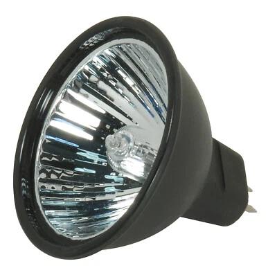 Bombilla Satco S4178 20MR16 BAB NEGRA con Cubierta 20W 12V MR16 2Pin GU5.3 GX5.3 Foto 1 de 2