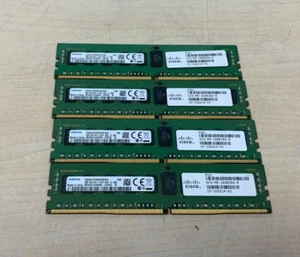 Lot 4 - Cisco Samsung UCS-MR-1X081RU-A 8GB 2133MHz PC4-17000 Single Rank Memory - Picture 1 of 3